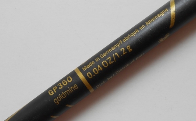 L.A. Girl Gold Mine Gel Glide Eyeliner Pencil shade name