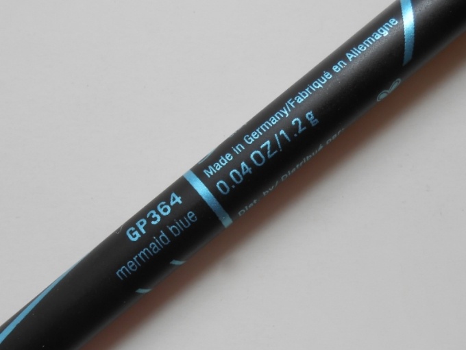L.A. Girl Mermaid Blue Gel Glide Eyeliner Pencil shade name