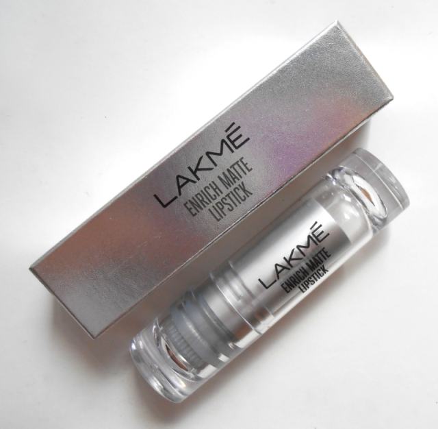 Lakme Enrich Matte Lipstick BM12 outer packaging