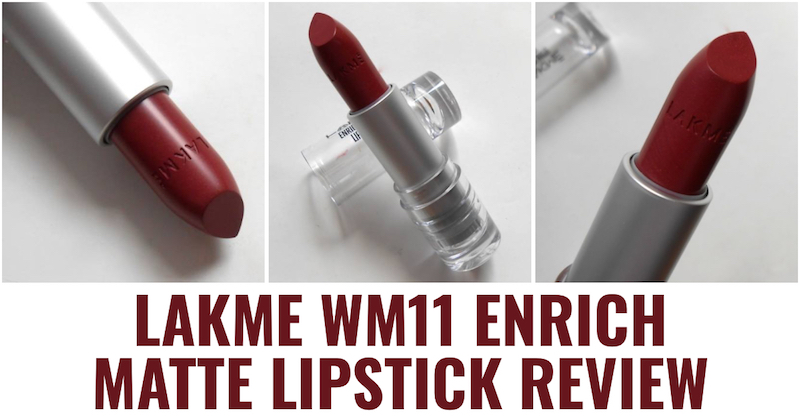 Lakme enrich matte wm11 lipstick