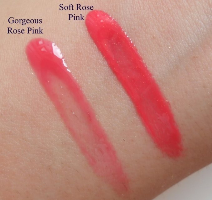 Lipice Ruby Pink Lip Gloss swatches