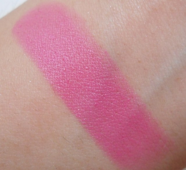 Lotus Makeup Lotus Pink Ecostay Long Lasting Lip Colour swatch on hand