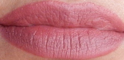 MUA Matte Mystic Marsala Lipstick on lips
