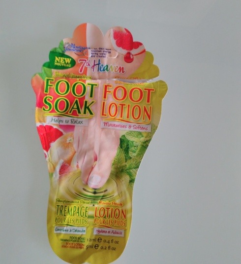 Montagne Jeunesse Foot Soak and Lotion packaging