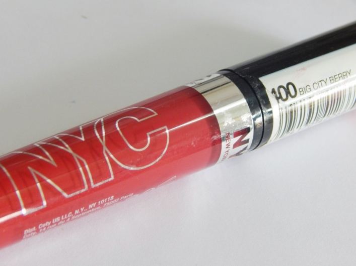 NYC New York Color Big City Berry Expert Last Lip Lacquer shade name