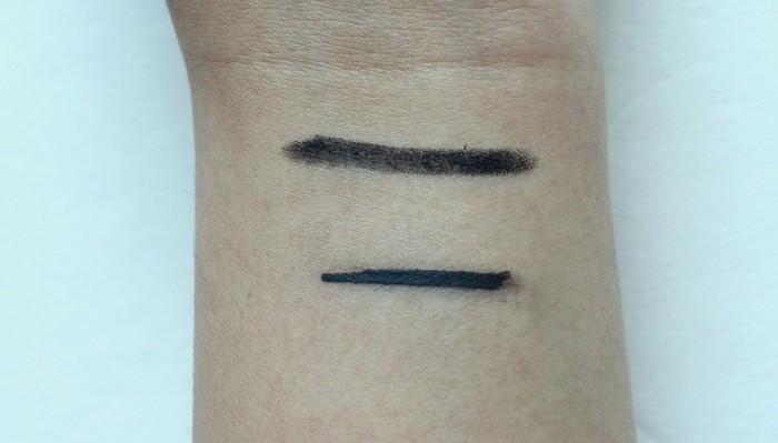 NYX Two Timer Dual Ended Eyeliner swatch on hands