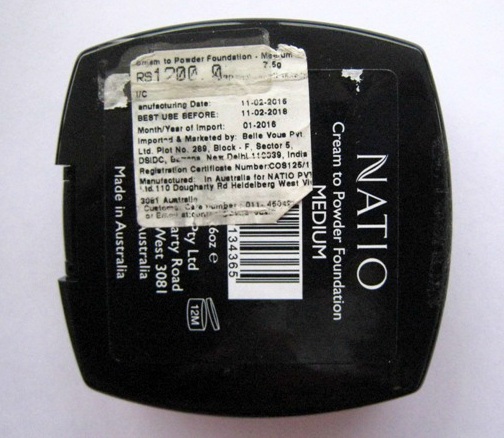 Natio Cream to Powder Foundation –Medium Review (2)