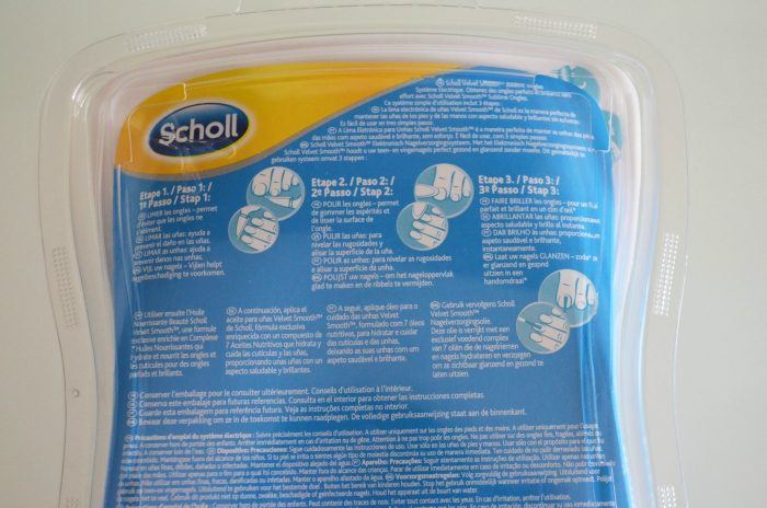 Scholl Velvet Smooth Electronic Nail Care System Claims