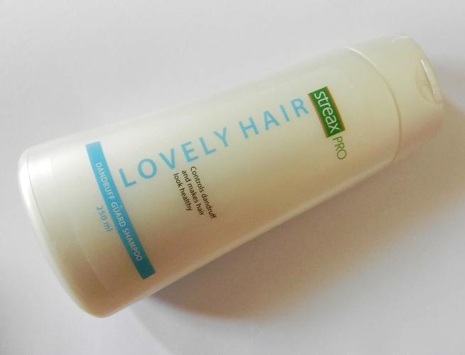 Streax Pro Lovely Hair Dandruff Guard Shampoo packaging
