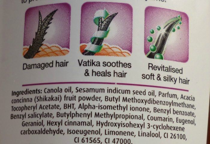 Vatika Naturals Indian Acacia (Shikakai) Enriched Hair Oil Claims