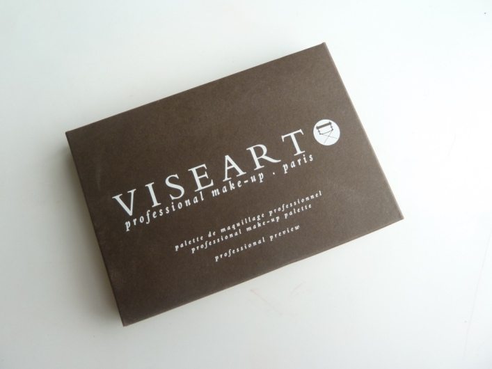 Viseart Editorial Brights Eyeshadow Palette outer box