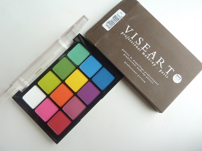 Viseart Editorial Brights Eyeshadow Palette outer packaging