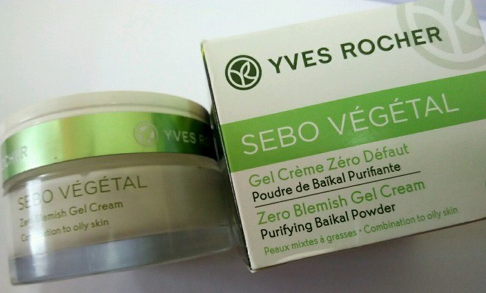 Yves Rocher Sebo Vegetal Zero Blemish Gel Cream packaging