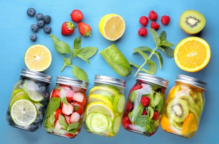 flavored water to lose weight