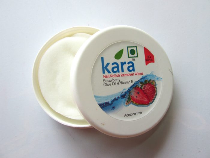 Kara Nail Polish Remover Wipes Strawberry Review