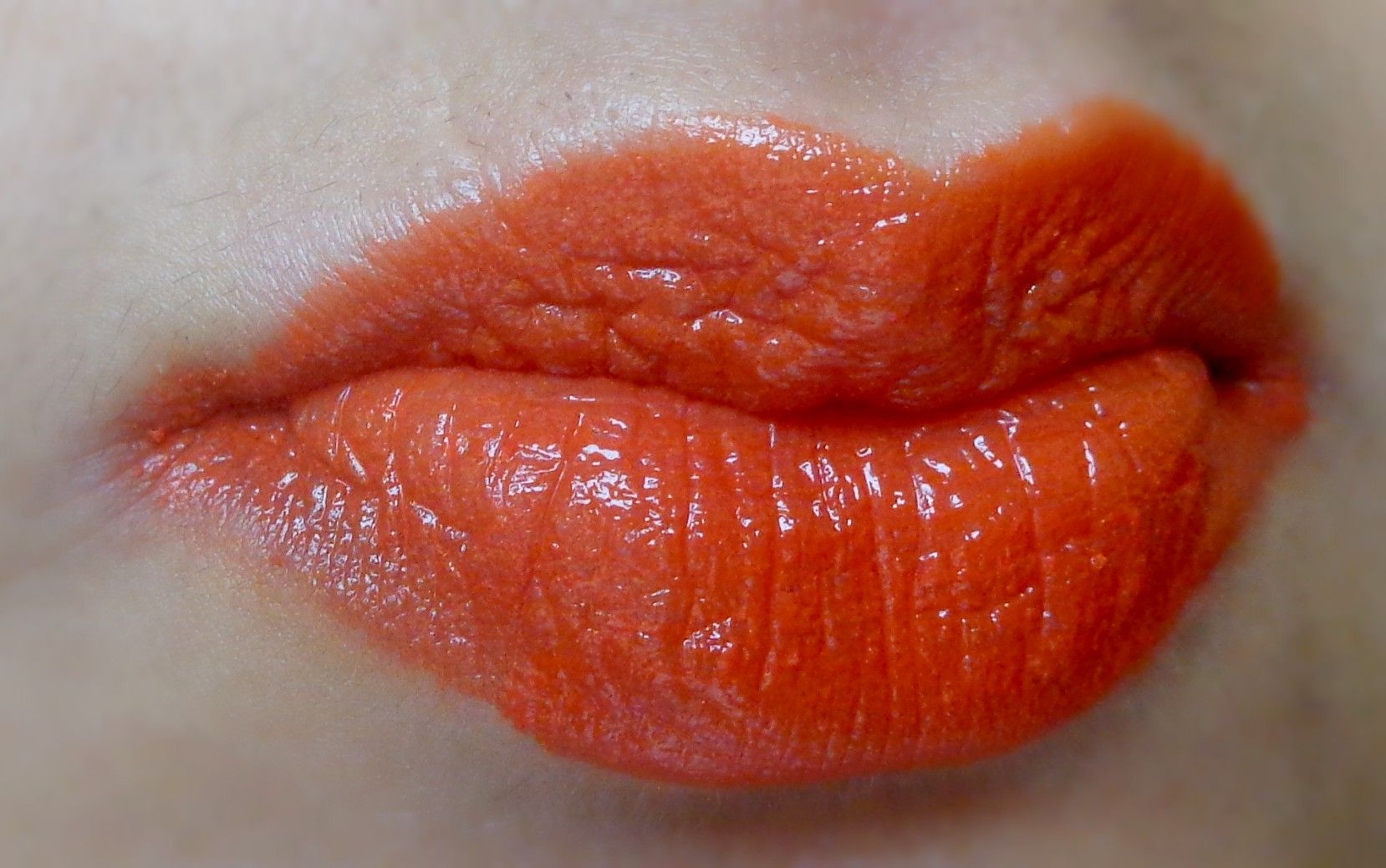 faces-sunset-kiss-ultime-pro-creme-lip-crayon-review-lip swatch