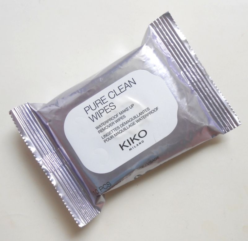 Kiko Milano Pure Clean Waterproof Makeup Remover Wipes Review