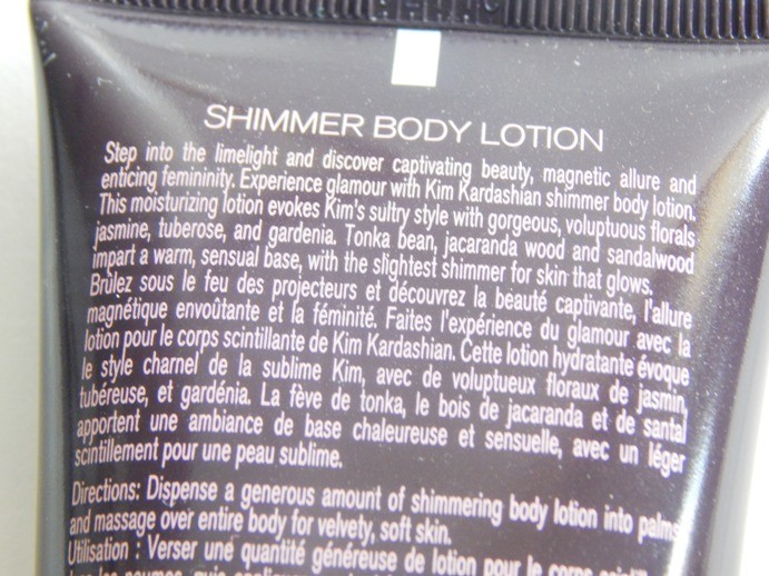 Shimmer Body Lotion Review