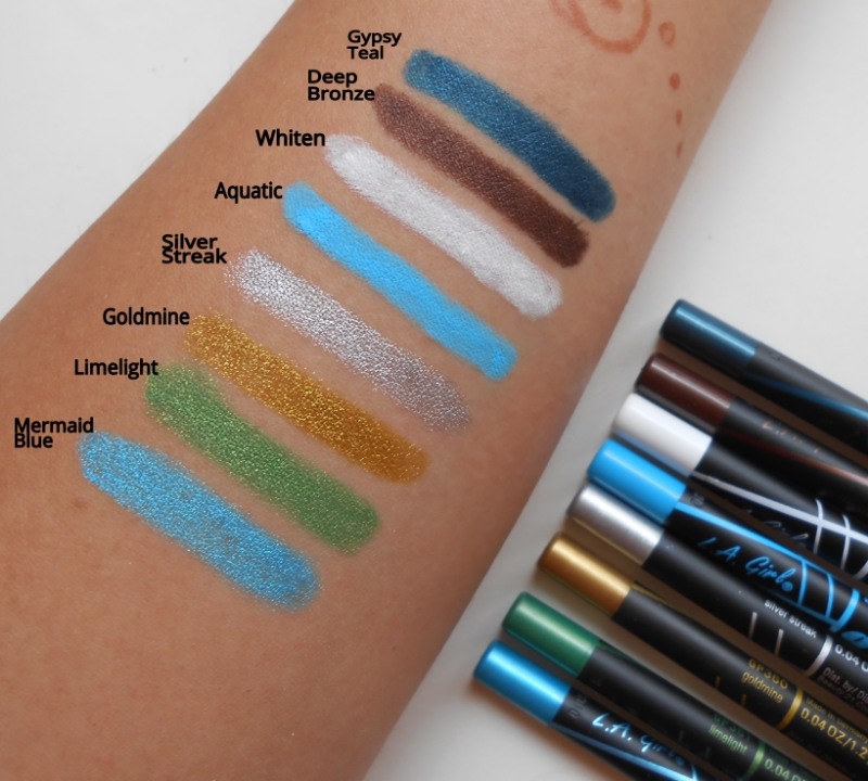 l-a-girl-aquatic-gel-glide-eyeliner-pencil-review-hand swatch