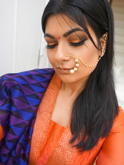 gold-copper-diwali-2016-makeup-2