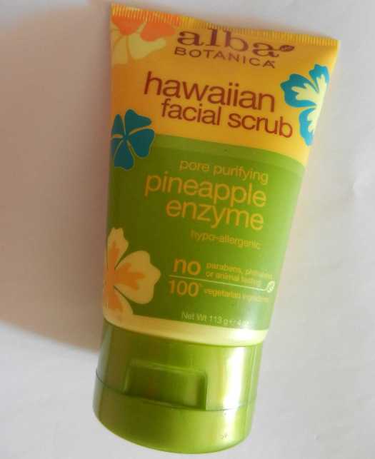 alba-botanica-pore-purifying-pineapple-enzyme-hawaiian-facial-scrub-review