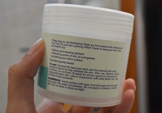 boots-tea-tree-and-witch-hazel-exfoliating-pads-product-description