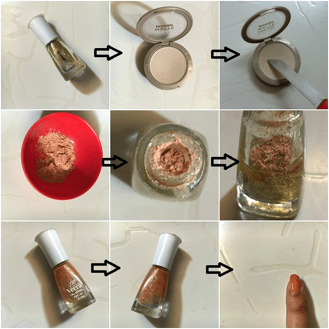 DIY - How to Make Nude Nail Paint with Foundation