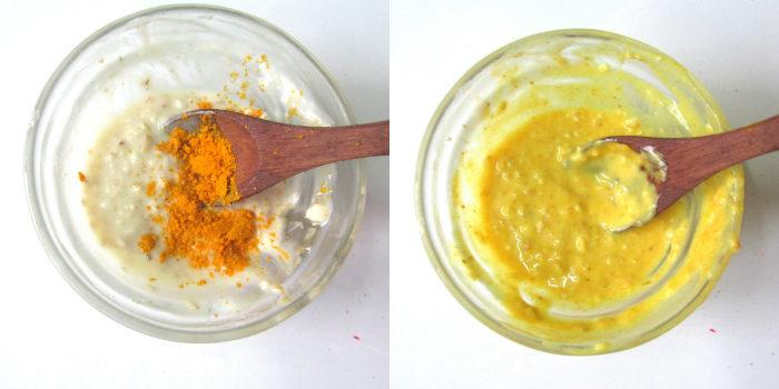 DIY- Skin Brightening Face Mask with Oats & Turmeric