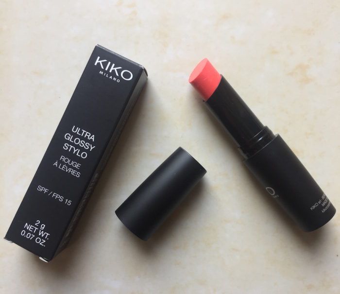 KIKO Ultra Glossy Stylo #807 Red Coral Review