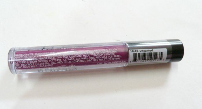 Kleancolor Untamed Madly Matte Lip Gloss Review 