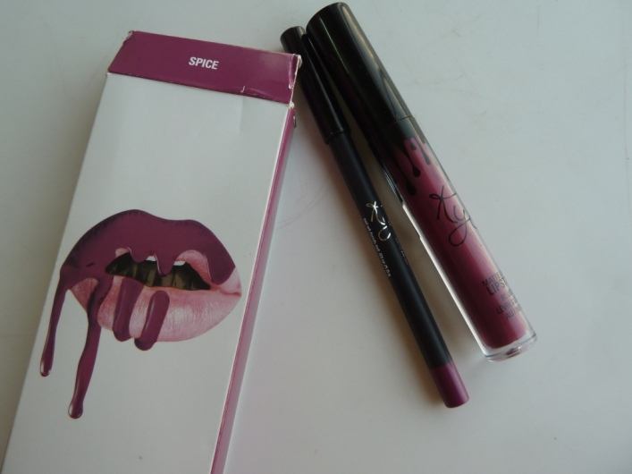 Kylie Spice Matte Liquid Lipstick And Lip Liner Review