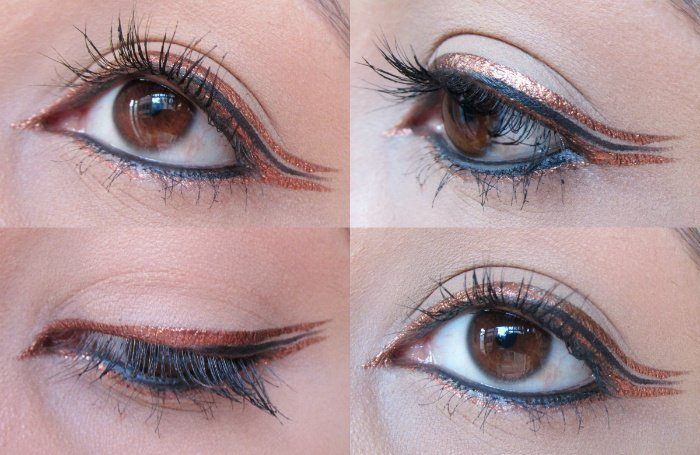 lakme-absolute-shine-line-eyeliner-shimmery-bronze-review-swatch-and-eotd-8