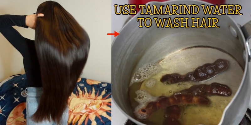 DIY Tamarind Hair Wash for Long Hair