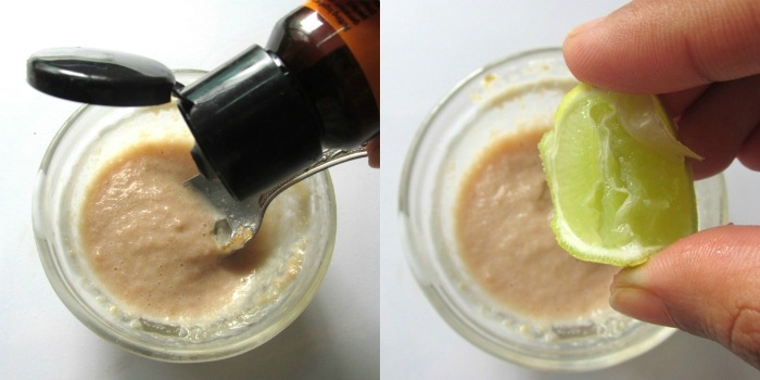 DIY: Face scrub with Pear for soft skin5