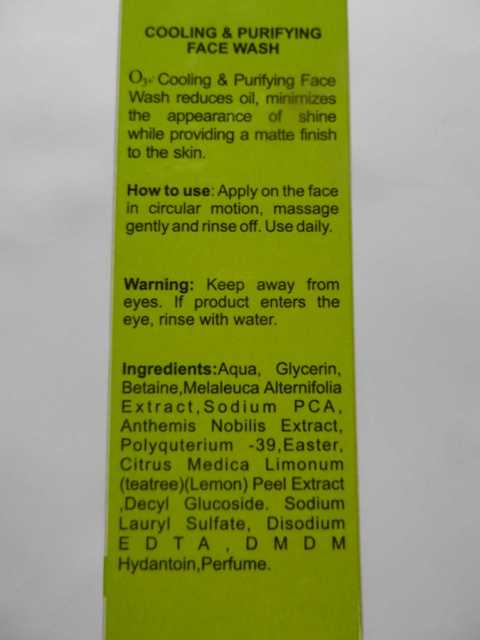 o3-cooling-and-purifying-tea-tree-face-wash-ingredients