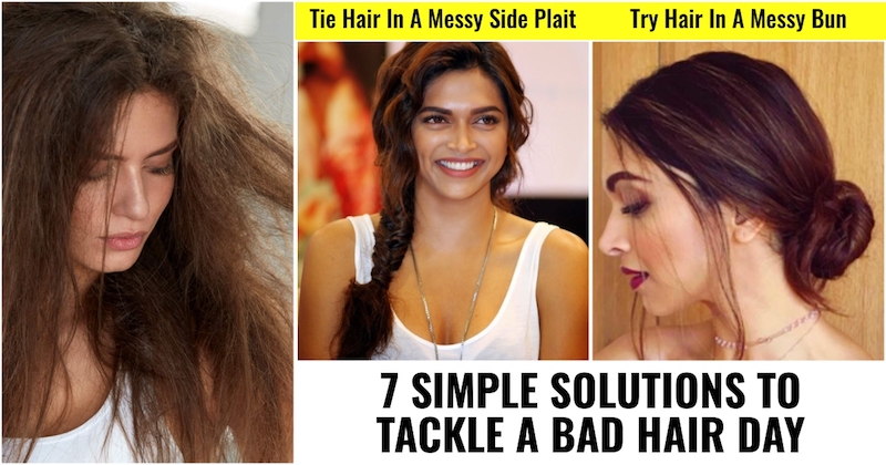 Simple Solutions to tackle bad hair day