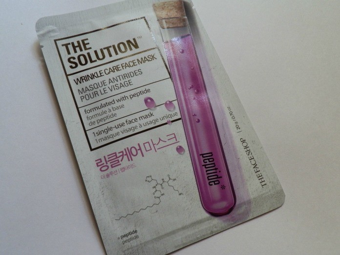 The Face Shop The Solution Wrinkle Care Face Mask