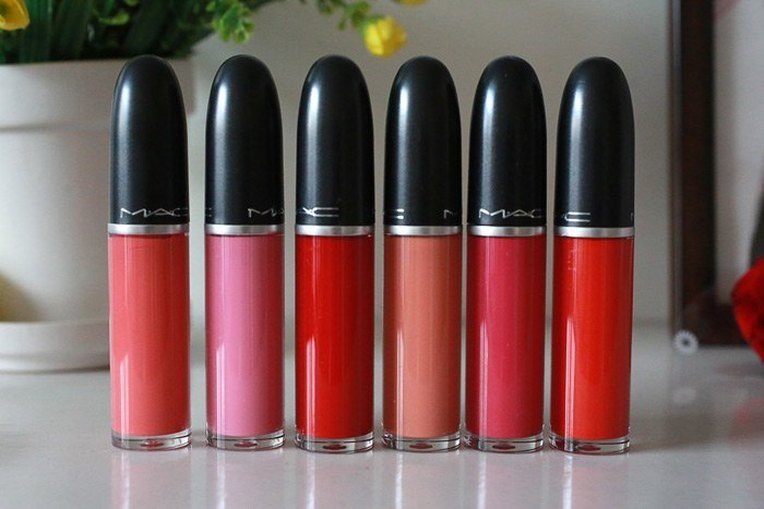 MAC liquid matte lipsticks
