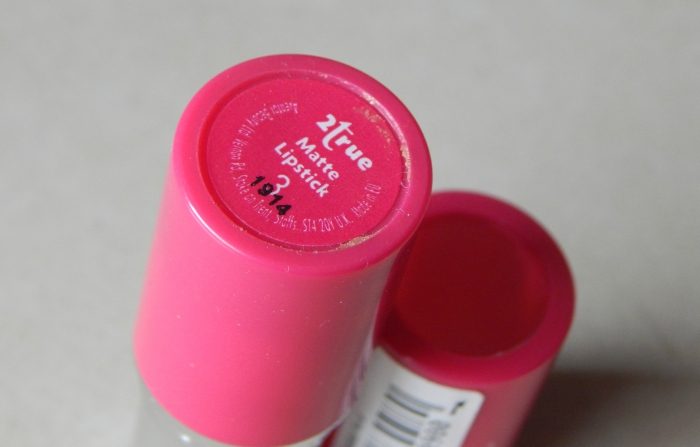 2True Cosmetics Matte Lipstick – Shade 3 Review6