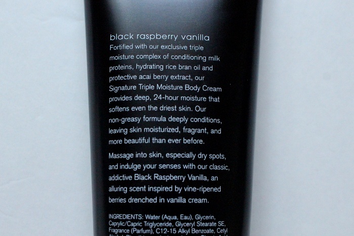 Bath and Body Works Black Raspberry Vanilla Body Cream Review