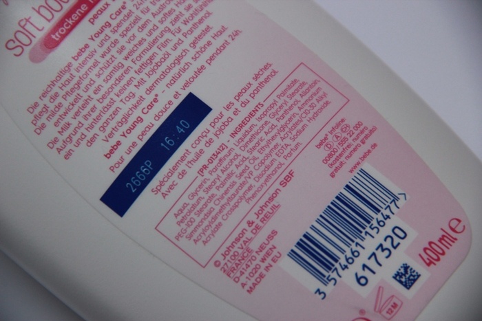 Bebe Young Care Soft Body Milk Review4