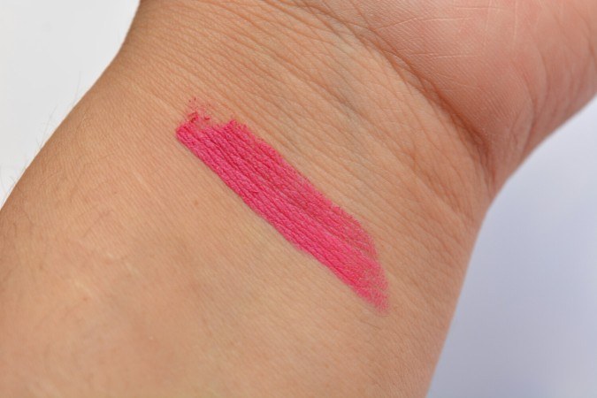 By Terry Rouge Expert Click Stick 23 Pink Pong swatch on hands