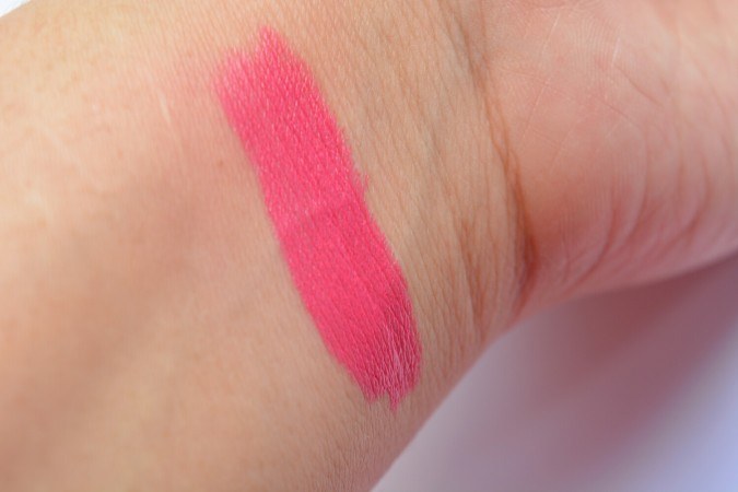 By Terry Rouge Terrybly 303 Torrid Rose Lipstick swatch on hand