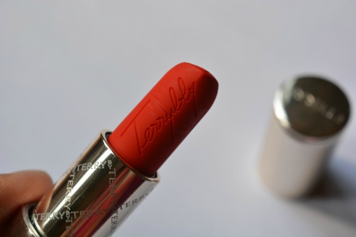 By Terry Rouge Terrybly Lipstick #200 Frenetic Vermilion Review4