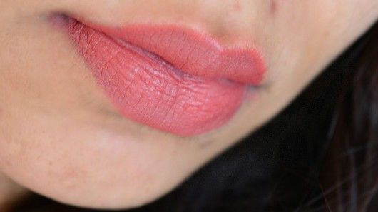 Christian Louboutin rococotte velvet matte lip Colour lip swatch