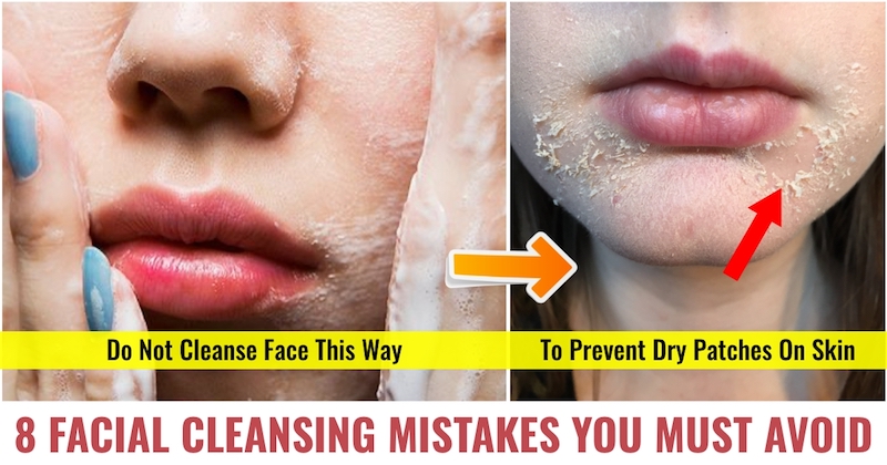 Facial cleansing mistakes