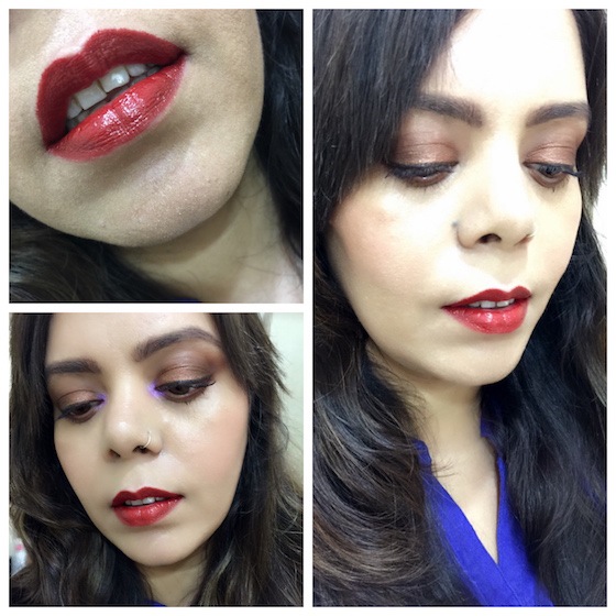 Guerlain Rouge Jewel Lipstick Compact 23 Geisha swatches