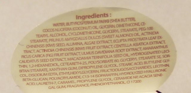 Innisfree Red Kiwi Capsule Recipe Pack ingredients