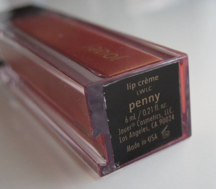 Jouer Penny Long-Wear Lip Creme Liquid Lipstick shade name