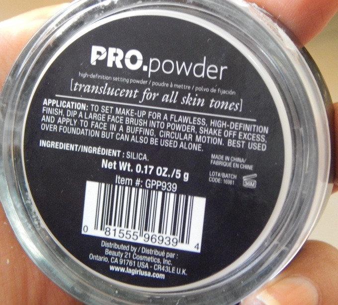 la-girl-hd-pro-setting-powder-ingredients